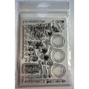 Studio Calico So Thankful For 4x6 Clear Stamp Set For Crafting Journaling & Scra